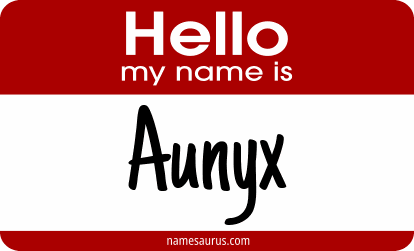 Hello my name is Aunyx png download