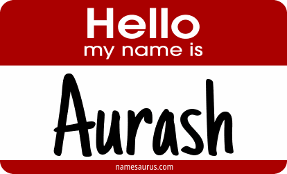 Hello my name is Aurash png download