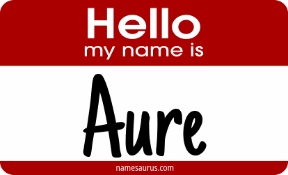 Hello my name is Aure png download