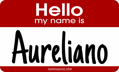 Hello my name is Aureliano png download