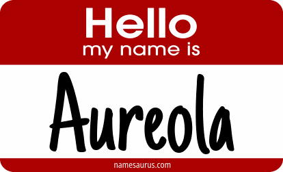 Hello my name is Aureola png download