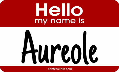 Hello my name is Aureole png download