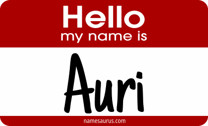 Hello my name is Auri png download