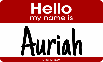 Hello my name is Auriah png download