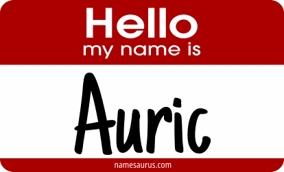 Hello my name is Auric png download