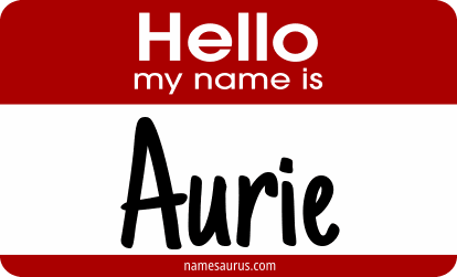 Hello my name is Aurie png download