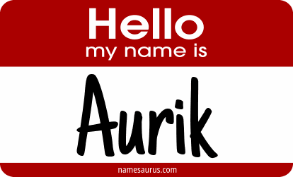 Hello my name is Aurik png download