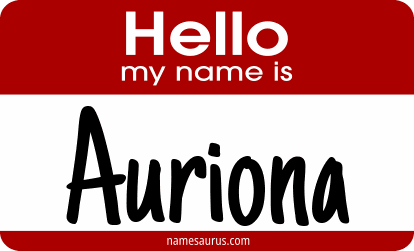 Hello my name is Auriona png download