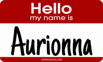 Hello my name is Aurionna png download