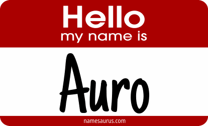 Hello my name is Auro png download