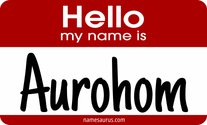 Hello my name is Aurohom png download