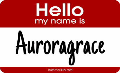 Hello my name is Auroragrace png download