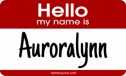 Hello my name is Auroralynn png download