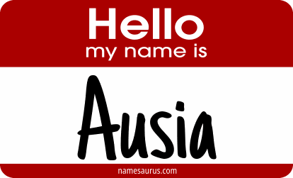 Hello my name is Ausia png download