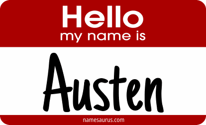 Hello my name is Austen png download