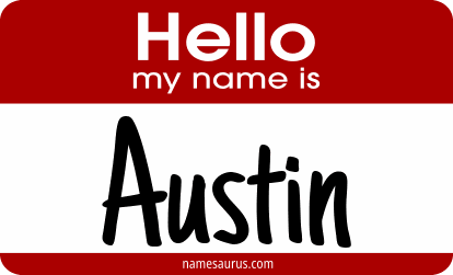Hello my name is Austin png download