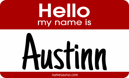 Hello my name is Austinn png download