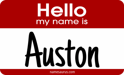 Hello my name is Auston png download