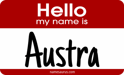 Hello my name is Austra png download