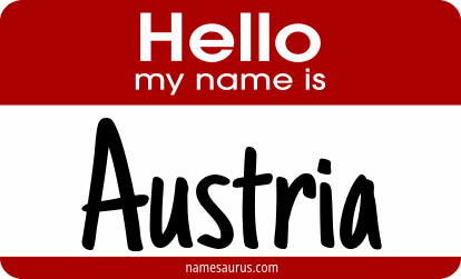 Hello my name is Austria png download