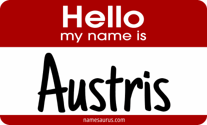 Hello my name is Austris png download