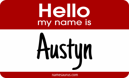 Hello my name is Austyn png download