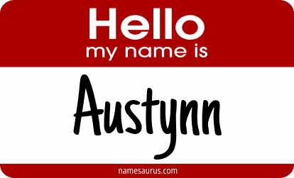 Hello my name is Austynn png download