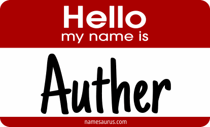 Hello my name is Auther png download