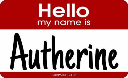 Hello my name is Autherine png download