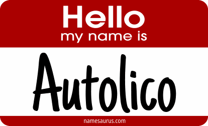 Hello my name is Autolico png download