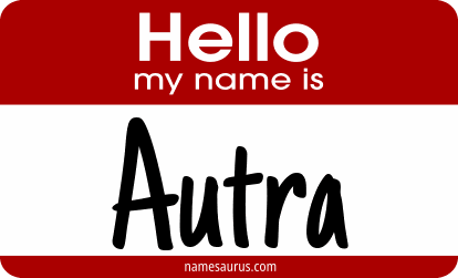 Hello my name is Autra png download