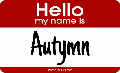 Hello my name is Autymn png download