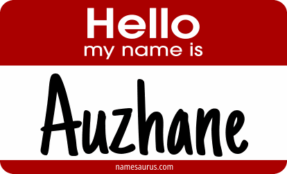 Hello my name is Auzhane png download
