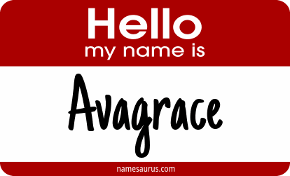 Hello my name is Avagrace png download