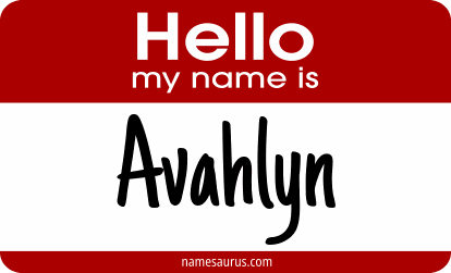 Hello my name is Avahlyn png download