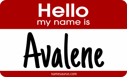 Hello my name is Avalene png download