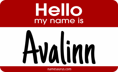 Hello my name is Avalinn png download