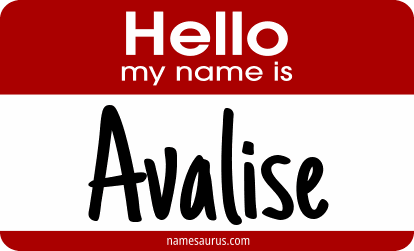 Hello my name is Avalise png download