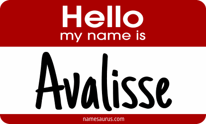 Hello my name is Avalisse png download