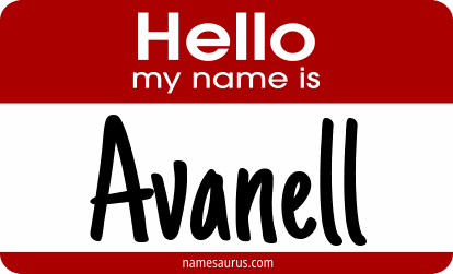 Hello my name is Avanell png download
