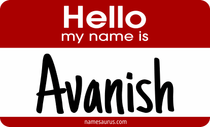 Hello my name is Avanish png download