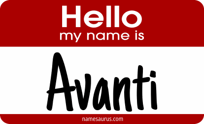 Hello my name is Avanti png download