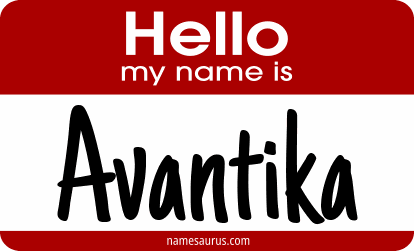 Hello my name is Avantika png download