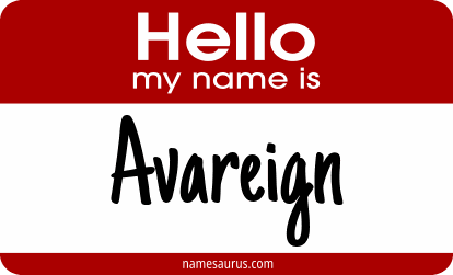 Hello my name is Avareign png download