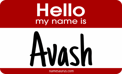Hello my name is Avash png download