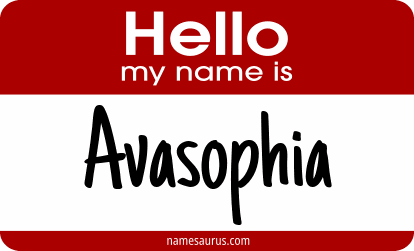 Hello my name is Avasophia png download