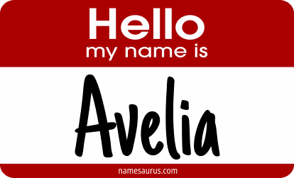 Hello my name is Avelia png download