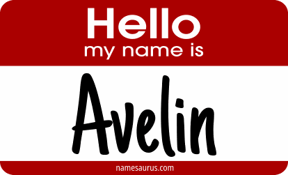 Hello my name is Avelin png download