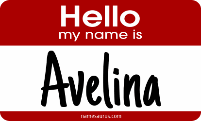 Hello my name is Avelina png download
