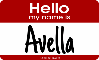 Hello my name is Avella png download